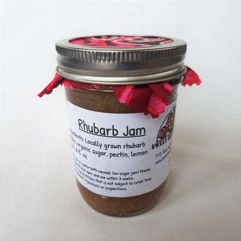 Rhubarb Jam from Local Idaho rhubarb by Sweet Belly Farm in Salmon, Idaho